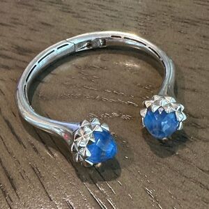 Stephen Webster Sterling and Blue Quartz Hinge Bracelet